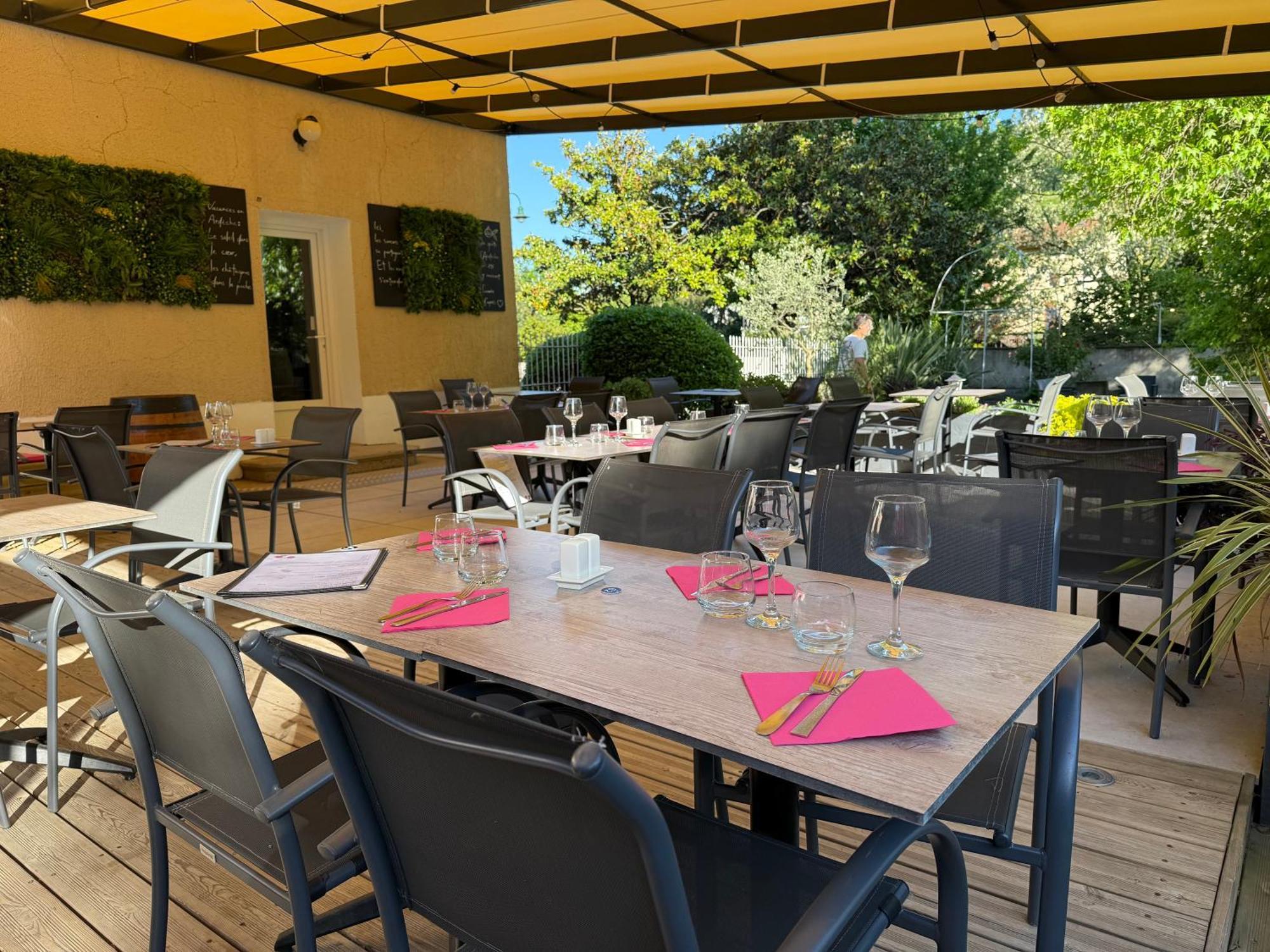 Hotel Restaurant La Desirade Saint-Désirat Exteriör bild